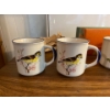 Image 2 : Collection of Painted Bird Mugs