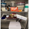 Image 1 : Assorted Kitchen Items & Containers-Party Platter, Mini Beater 
& More