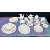 Image 1 : Royal Doulton "Richelieu" China Set , 7 Placesettings - Pieces listed in desc