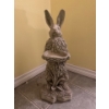Image 1 : Resin Rabbit Birdfeeder 24" Tall
