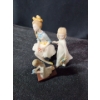 Image 2 : Cybis Figurines- Sitting w/ Apple: 4.5 W, 3.5 D, 8 T, Holding Bear,  Kneeling 4.5 T