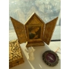 Image 2 : Antique Reliquary Relic Jesus Del Gran Pader w/ Gold Gilt Trinket Box Art & More