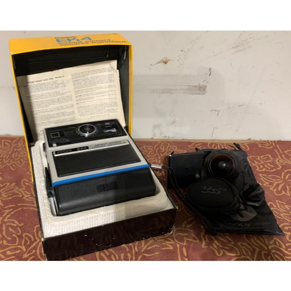 Kodak Ek-4 Instant Camera & Spider 360 Fly Device 