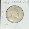 Image 3 : 1909 Canadian 50 Cent Coin 92.5% Silver 11.62 Grams