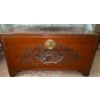 Image 1 : Gorgeous Hand Carved Chinese Camphor Wood Chest 40x20x21 Trunk 