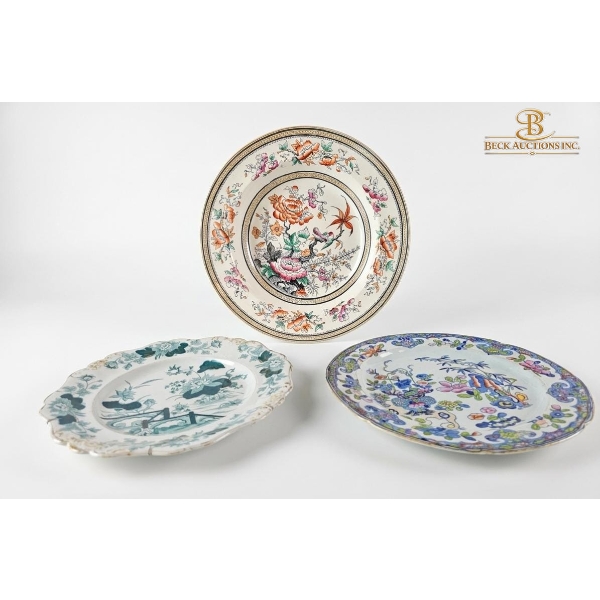 Several Vintage And Antique PLATES Stone China