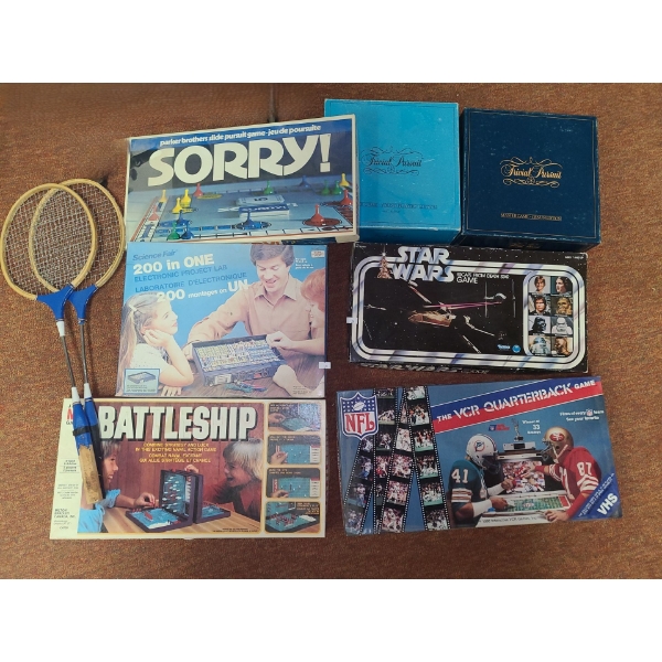 Vintage Family Games Collection Including: Battleship, Sorry!, Trivial Pursuit and More!