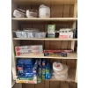 Image 1 : Collection of household essentials ziplock bags, plastic utensils, tinfoil, coffee filters much more