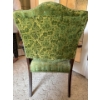 Image 3 : Antique Parlor Chair - Green/Yellow Floral Print 31T