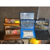 Image 1 :  Large selection of tap and die sets as well as a full case drill bits.