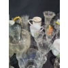 Image 10 : Teapot, Mugs and Assorted Glassware- Tallest vase: 7 T