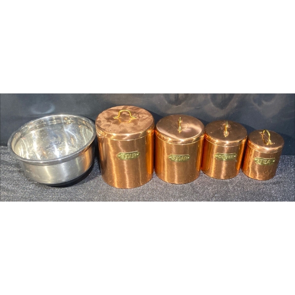 Brass Kitchen Storage Containers