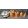 Image 1 : Brass Kitchen Storage Containers