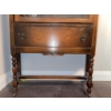 Image 7 : Glass Front Wood China Cabinet with Drawer- From Camrose 1930’s