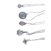 Image 3 :  Collection Of Vintage Dutch Delft Porcelain Costume Jewelry , Necklace.