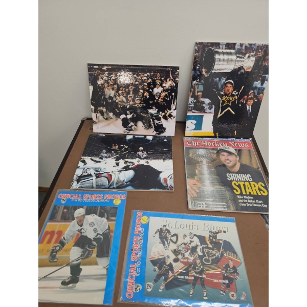 NHL Dallas Stars and St. Louis Blues Memorabilia