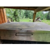 Image 5 : Bakers Pride Gas Pizza Oven 
77.75 X 43" 
59.5" Backing Space 
Needs Some Love 
