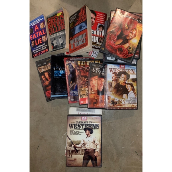 Book & DVD Collection (Spiderman, and More) 