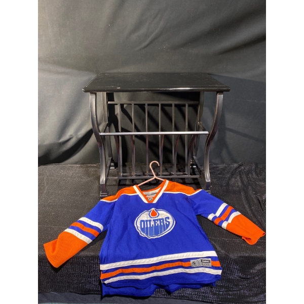 Kids Oilers Jersey & Table