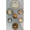 Image 2 : 1989 Silver & Aureate Dollar Proof Coin Set
