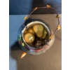 Image 5 : Holiday Decor Items With Metal Basket And Welcome Plaque