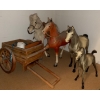 Image 1 : Antique Horses w/ Wagon 10L
