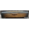 Image 4 : Wooden Cutlery Case Prevent Tarnish Container Red Velvet Lined Interior Filled W/1847 Rogers Cutlery