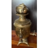 Image 2 : Antique Brass European Samovar  w/ Teapot and Keys - 20T