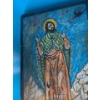 Image 2 : Holy Prophet Elijah Painted on Wooden Board - 7x12