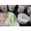 Image 10 : Royal Albert "Blossom Time": Coffee Urn 9.5 T, Teapot 6.5 T , Plates, Cream & Sugar, Serving Trays