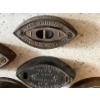 Image 5 : Collection of various cast-iron antique irons from several different manufacturers six in total.