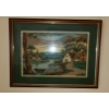 Needlepoint Art (18x14) w/ Unsigned Sunny Day Painting (14x18) 