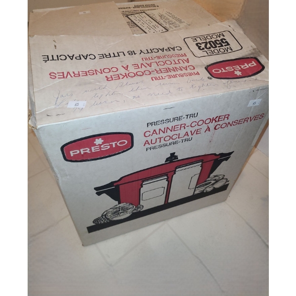 Presto Model 55023 Pressure-Tru Canner-Cooker