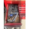 Image 4 : Large Red Double Tool Box Full Of Shop Tools  Wrenches, Screwdrivers, & More