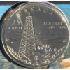 Image 2 : First Day of Alberta Centennial 25-Cent Coin