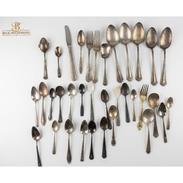 Mixed Of Vintage Spoons And Forks And Some { WM A Rogers Silver Plated Flatware }