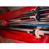 Image 4 : collection of vintage cross country skis with poles, including vintage bag and vintage cross country
