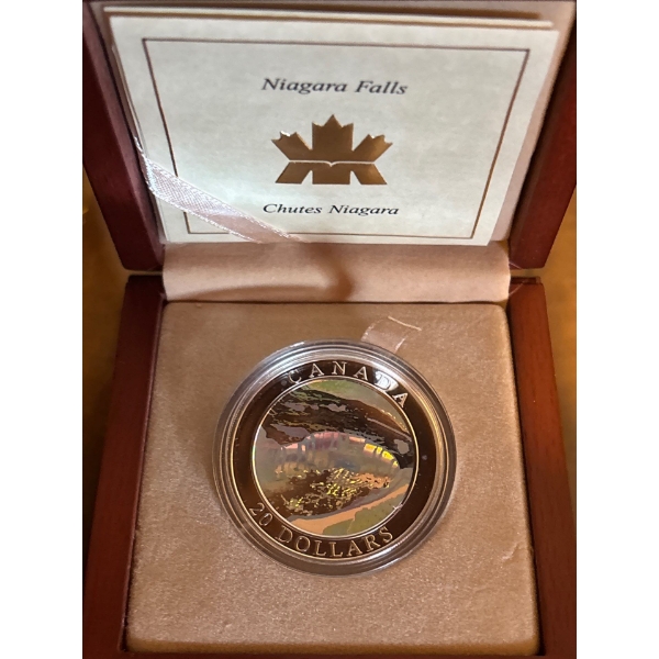 2003 $20 Niagara Falls - Pure Silver Coin