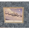 Image 2 : "Avro Lancaster", 23.5 x 22 Print Framed Under Glass