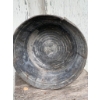 Image 3 : Galvanized Metal Tub with Circular Patterned Base and Carry Handles