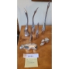 Image 1 : Hoselton Aluminum Sculptures - Leo Schimanszky Puppy & Assorted Animals