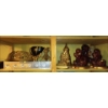Image 1 : Set of Various Decorative Items Including Sculptures, Wall Shelves and More! 