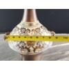 Image 3 : Bulbous Bodied Decorative Ceramic Vase in Rich Color Palette (14"H x 8.5"W)
