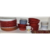 Image 1 : Assorted Kitchenware Including: Pioneer Woman Red Dinnerware Set and Assorted Bowls and More!