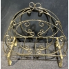 Image 1 : Brass Coloured Newspaper Stand