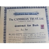 Image 2 : Vintage Financial Document, Specifically A "Contract For Deed" From 1923 For Plots.