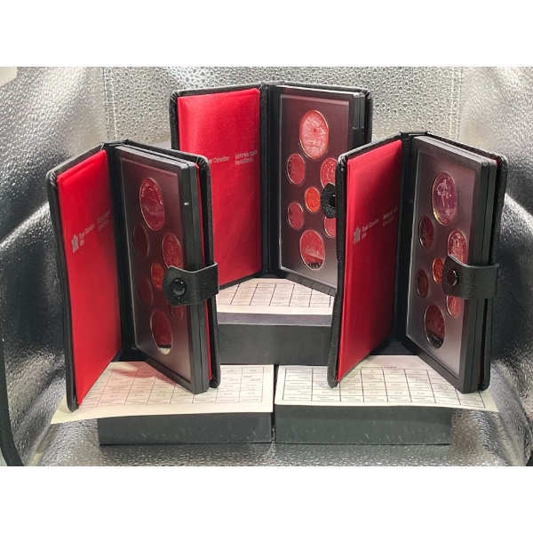 Canadian 1979-1981-1983 Specimen Set with 50% Silver  