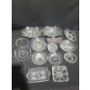 Image 2 : Assorted Decor Glassware- Largest Bowls: 10 X 9, Footed Plate 10" Diameter Top and More!