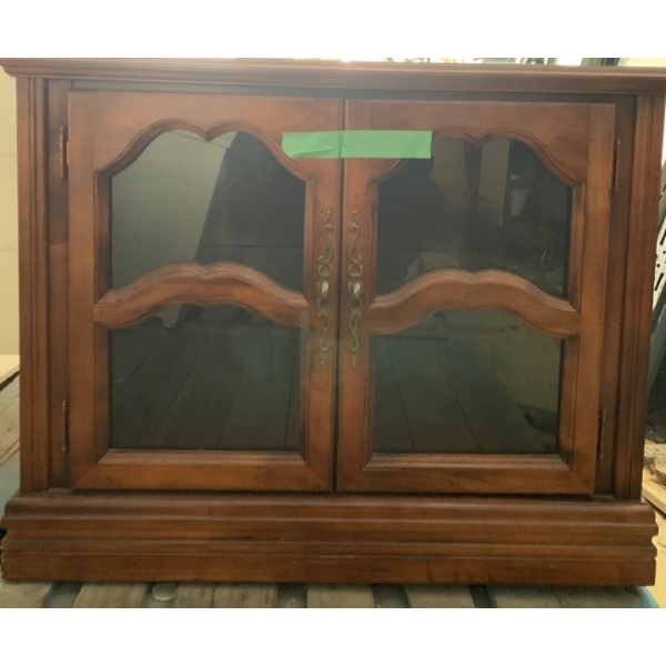 Wooden Cabinet w/ Hammered Top -  36W, 18D, 29T