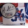Image 1 : Jujar Khaira and Brandon Davidson  Signed Puck, Commemorative Silver plate and Coin, and More